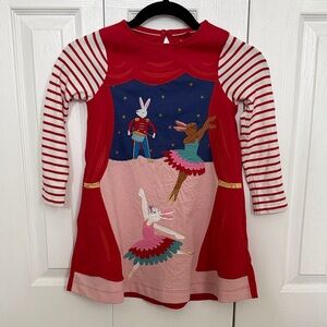 Mini Boden Holiday Dress Sz 5